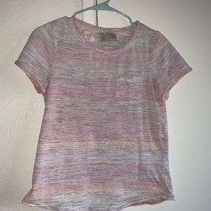 Heathered pink tee